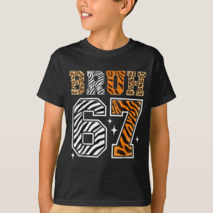 T-shirt Bruh 67 Mème Animaux de Safari Faune Gardien de Zo