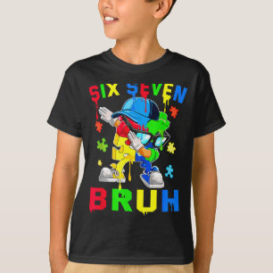 T-shirt Bruh 67 six sept énigme dabbing sensibilisation à