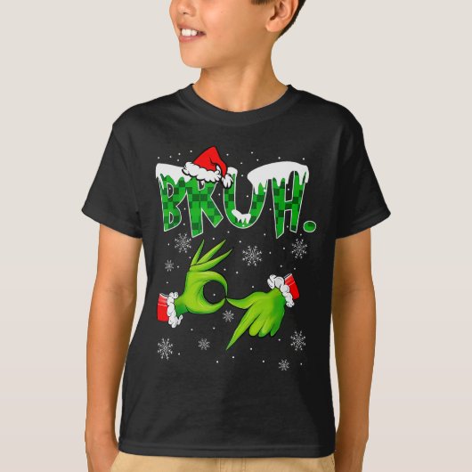 T-shirt Bruh 67 Six Seven 6 7 Meme Christmas Funny Gen Alp (Devant)