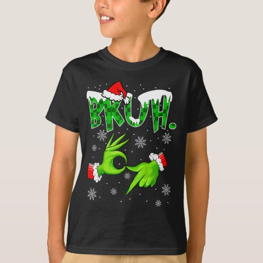 T-shirt Bruh 67 Six Seven 6 7 Meme Christmas Funny Gen Alp (Devant)