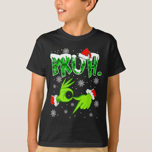 T-shirt Bruh 67 Six Seven 6 7 Meme Christmas Funny Gen Z S (Devant)