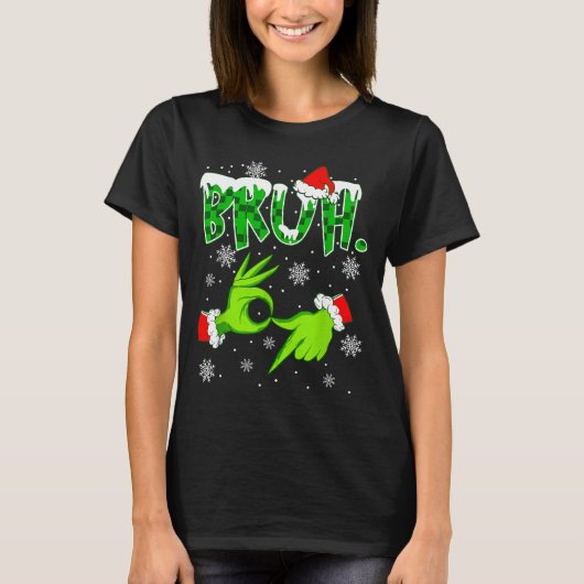 T-shirt Bruh 67 Six Seven 6 7 Meme Christmas Funny Gen Z S (Devant)