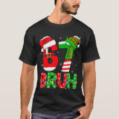T-shirt Bruh 67 Six Seven 6 7 Meme Funny Christmas Shirts (Devant)