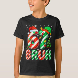 T-shirt Bruh 67 Six Seven 6 7 Mème Noël Drôle Garçon Fille
