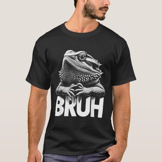 T-shirt Bruh Bearded Dragon (Devant)