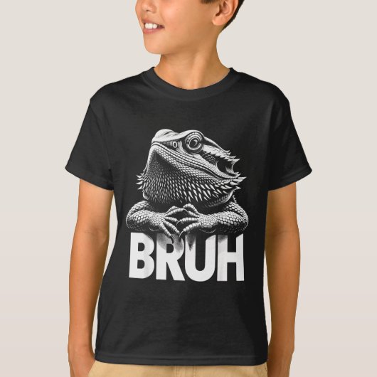 T-shirt Bruh Bearded Dragon (Devant)