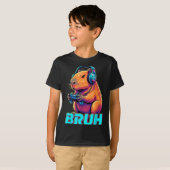 T-shirt Bruh Capybara Funny Video Games Capybaras (Devant entier)