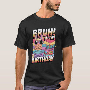 T-shirt Bruh C'est Mon Anniversaire Pinata Lama Famille Ga