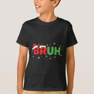 T-shirt Bruh Citation Drôle Mème Frère Garçon Enfants Jeun