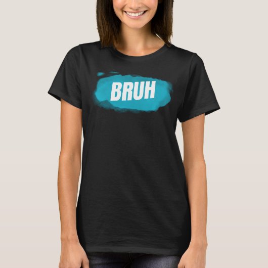 T-shirt Bruh Dit Drôle Frère Salutation Ados garçons Homme (Devant)