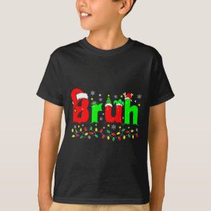 T-shirt Bruh Drôle de Noël Chapeau de Père Noël Adolescent