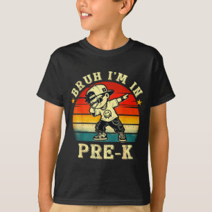 T-shirt Bruh en pré-maternelle drôle premier jour d'école