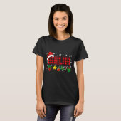 T-shirt Bruh Funny Christmas Red Plaid Teens Boys Kids Xma (Devant entier)