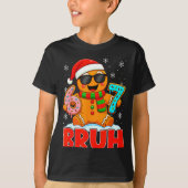 T-shirt Bruh Gingerbread Six Seven 67 Ice Cream Drip Chris (Devant)
