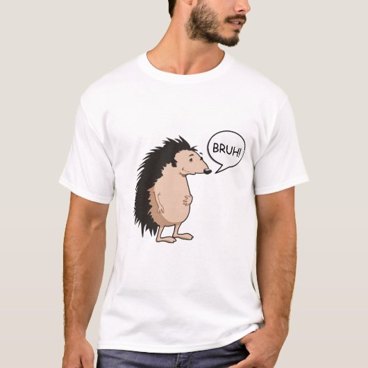 T-SHIRT BRUH HEDGEHOG TEE - SHIRT (Devant)