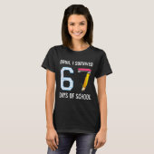 T-shirt Bruh I Survived 67 Days Of School Six Seven Kids T (Devant entier)