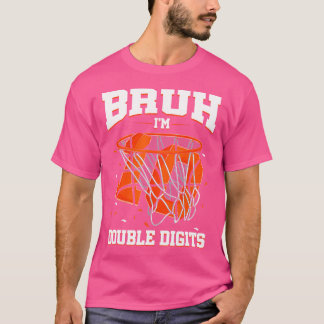 T-shirt Bruh I'M 10 Double Chiffres 10E Anniversaire Panie