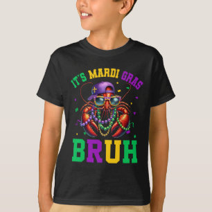 T-shirt Bruh Mardi Gras Crawfish Boys Enfants Mardi Gras 2