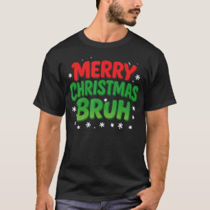 T-shirt Bruh Mème Citation Drôle Salutation Frères Adolesc
