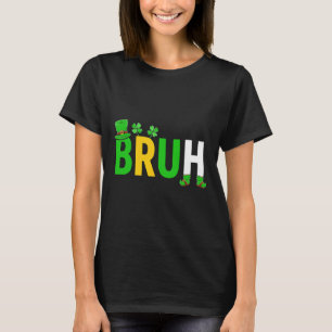 T-shirt Bruh Meme Drôle Dire Bro Salutation Ado Garçon St 