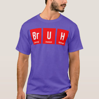 T-shirt Bruh Meme Drôle Dire Frère Salutation Ados garçons