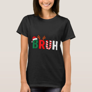 T-shirt Bruh Noël Enfants Xmas Adolescents Garçons Drôle d
