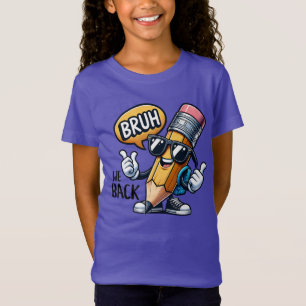 T-Shirt Bruh On Rentre, De Retour À L'école Professeur