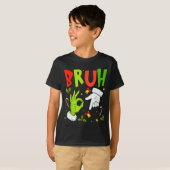 T-shirt Bruh Six Seven Meme Christmas 67 Bruh Christmas 6 (Devant entier)