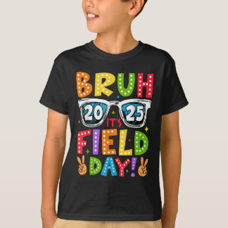 T-shirt Bruh Son Jour De Terrain Enseignants Garçons Fille