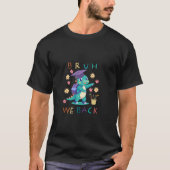 T-shirt Bruh We Back to School Dabbing mignon Dinosaur App (Devant)