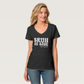 T-shirt Bruh We Back Trigonometry Enseignant Premier Jour  (Devant entier)