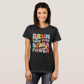 T-shirt bruhshowyou (Devant entier)