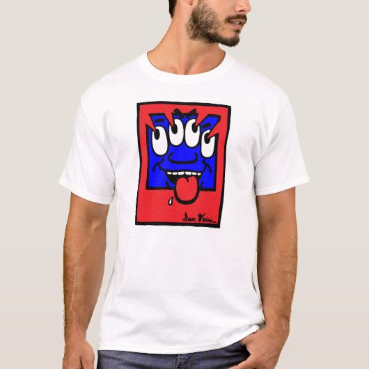 T-shirt Bruit américain de Dave Weiss : Quatre yeux (Devant)