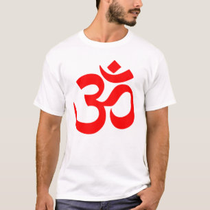 T-shirt Bruit mystique de symbole de l'OM dans indou et le