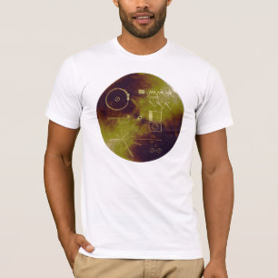T-shirt Bruits de disque d'or de Voyager 1 et 2 de la