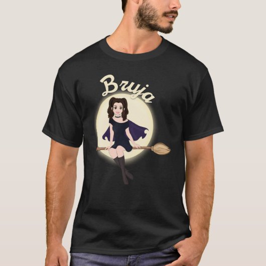 T-shirt Bruja Latina sorcière mexicaine Curandera Chola Pl (Devant)