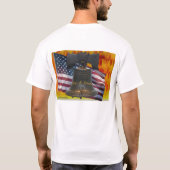 T-shirt brûlant de liberté (Dos)