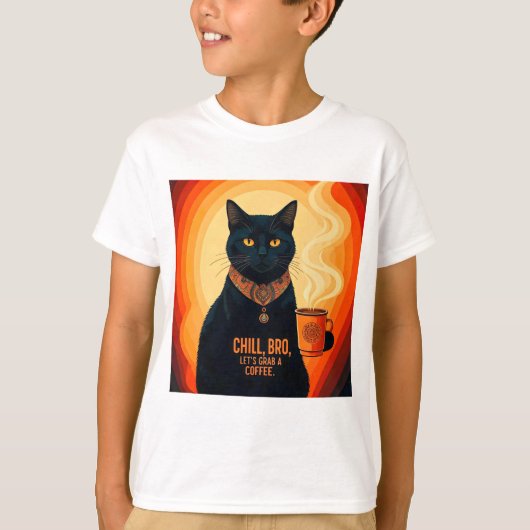 T-shirt Brûlé et relaxé (Devant)