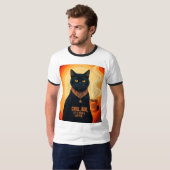 T-shirt Brûlé et relaxé (Devant entier)