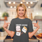 T-shirt Brûler des calories Marshmallow mème