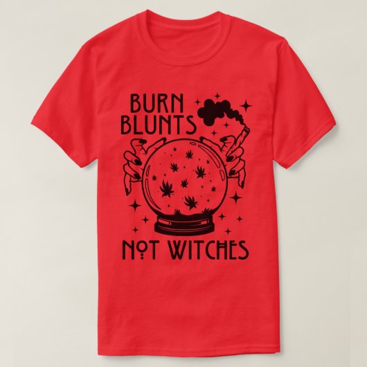 T-shirt Brûler des poumons pas des sorcières Halloween Wit (Design devant)