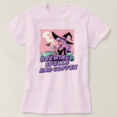 T-shirt Brûler des sorts et café Pastel sorcier (Design devant)