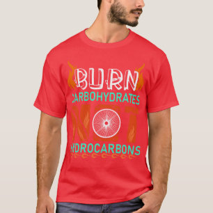 T-shirt Brûler les hydrates et non les hydrocarbures Cycli