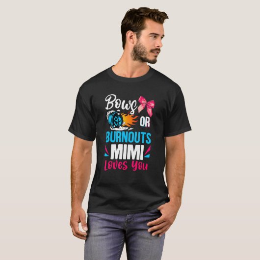 T-shirt Brûler Ou Bows Mimi Vous Aime Sexe Révéler Partie (Devant entier)