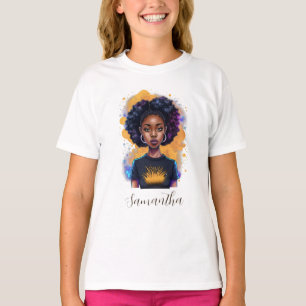 T-shirt Brûler une femme africaine