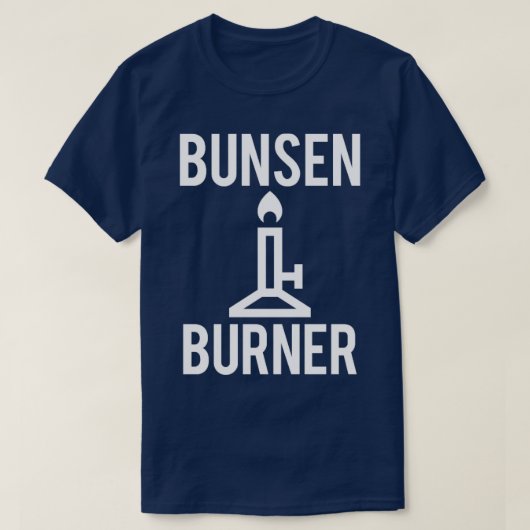 T-shirt brûleur de bunsen (Design devant)