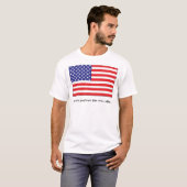 T-shirt Brûleur de drapeau (Devant entier)