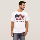 T-shirt Brûlez ce drapeau (Devant entier)