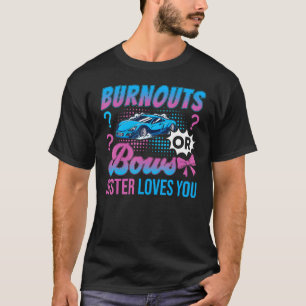 T-shirt Brûlons ou vaches Soeur t'aime Genre Révéler Ou