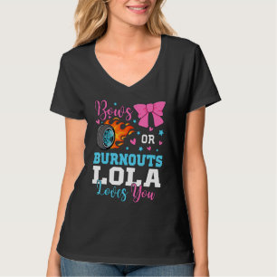 T-shirt Brûlures ou nœuds Lola t'aime révélation de genre